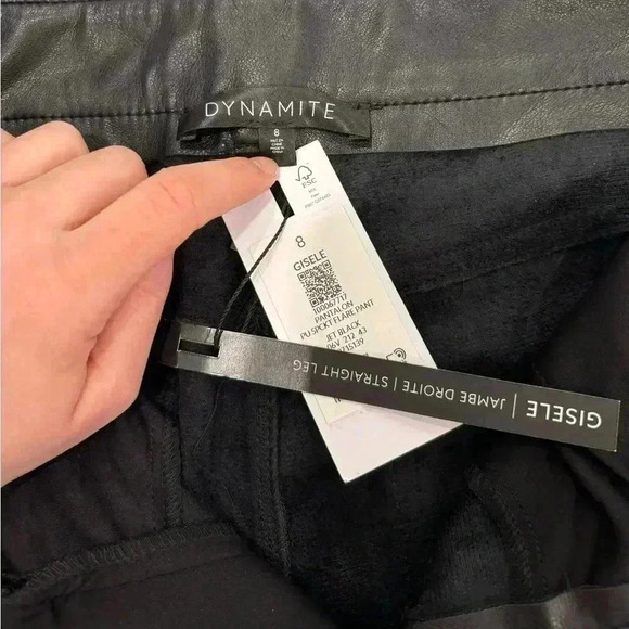 NWT Trendy leather pants from Dynamite - Picture 5 of 6